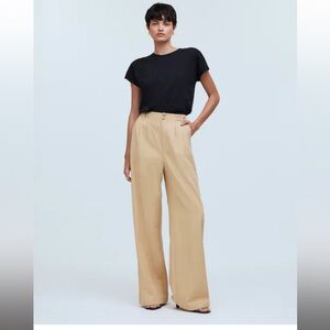 Madewell Petite Harlow Wide-Leg Pants Size 6